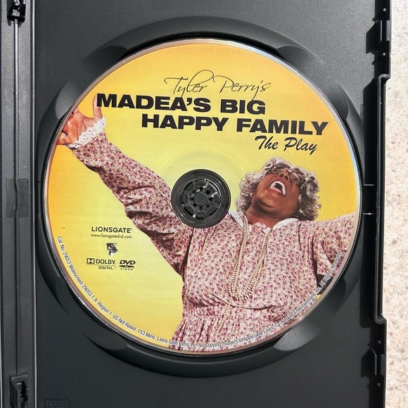 Madea's Big Happy Family The Play DVD - Yellow Cover - Picture 2 of 3